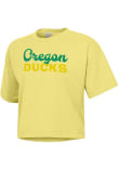 Main image for Oregon Ducks Gold Gear For Sports Short Script  Boxy Short Sleeve T-Shirt