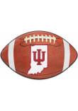 Main image for Brown Indiana Hoosiers Football State Shaped Logo Interior Rug
