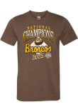 Main image for Western Michigan Broncos Brown Summit Sportswear 2025 National Mens Hockey Champions Short Sleeve..
