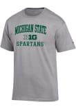 Main image for Michigan State Spartans Grey Champion Big Ten Jersey Short Sleeve T Shirt