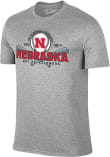 Main image for Nebraska Cornhuskers 2025 Big Ten Baseball Short Sleeve T Shirt - Grey