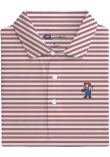 Main image for Mens Nebraska Cornhuskers Red Onward Reserve Club House Stripe Short Sleeve Fashion Polo