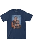 Main image for Mens Navy Blue Illinois Fighting Illini Ivisic Brothers Basketball NIL Graphic Fashion Player T Sh..