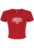 Main image for Nebraska Cornhuskers Red Summit Sportswear Basketball Arch Short Sleeve T-Shirt