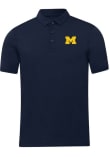 Main image for Mens Michigan Wolverines Navy Blue lululemon Evolution Polo Short Sleeve Fashion Polo
