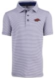 Main image for Greyson Arkansas Razorbacks Youth Grey Saranac Short Sleeve Polo Shirt