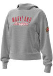 Main image for Womens Maryland Terrapins Grey Under Armour Fleece Hooded Sweatshirt