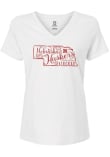 Main image for Nebraska Cornhuskers White Summit Sportswear Volleyball State Short Sleeve T-Shirt