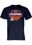 Main image for Arizona Wildcats Navy Blue Blue 84 2026 Big 12 Men's Basketball Regular Season Champions Short Sle..