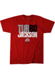 Main image for Bo Jackson BreakingT Mens Red Ohio State Buckeyes Football Turbo Fashion Player T Shirt