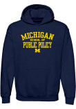 Main image for Mens Navy Blue Michigan Wolverines Ford School of Public Policy Hooded Sweatshirt