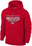 Main image for Mens Red Miami RedHawks 2026 Men's Basketball Undefeated Regular Season Hooded Sweatshirt