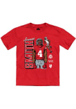 Main image for Jeremiah Smith Youth Red Ohio State Buckeyes Football Caricature Short Sleeve Player T-Shirt