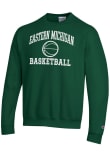 Main image for Mens Eastern Michigan Eagles Green Champion Basketball Icon Powerblend Crew Sweatshirt