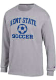 Main image for Mens Kent State Golden Flashes Grey Champion Soccer Icon Jersey Tee