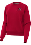 Main image for Womens Miami RedHawks Red Antigua Victory Crew Sweatshirt