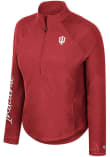 Main image for Womens Indiana Hoosiers Crimson Colosseum Gravity Qtr Zip Pullover
