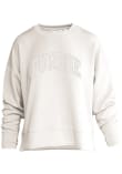Main image for Womens Ivory Purdue Boilermakers Camp Cashmere Crew Sweatshirt