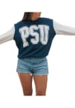 Main image for Womens Penn State Nittany Lions Navy Blue Gameday Social Varsity Crew Sweatshirt