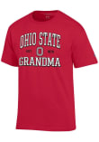 Main image for Ohio State Buckeyes Red Champion Est. Date Grandma Jersey Short Sleeve T Shirt