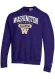 Main image for Mens Washington Huskies Purple Champion Pill Alumni Powerblend Crew Sweatshirt