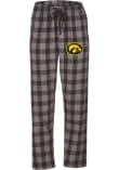 Main image for Womens Charcoal Iowa Hawkeyes Haley Flannel Loungewear Sleep Pants