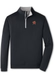 Main image for Mens Maryland Terrapins Black Peter Millar Perth Qtr Zip Pullover