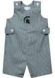 Main image for Toddler Michigan State Spartans Green Vive La Fete Gingham Overalls