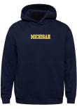 Main image for Mens Michigan Wolverines Navy Blue lululemon Steady State Hoodie Hooded Sweatshirt