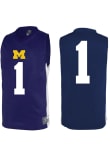 Main image for Toddler Navy Blue Michigan Wolverines Team Basketball Jersey Jersey