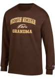 Main image for Mens Western Michigan Broncos Brown Champion Grandma Jersey Tee