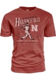 Main image for Nebraska Cornhuskers Red Blue 84 Batter Up Baseball Short Sleeve T Shirt