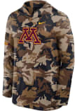 Main image for Mens Minnesota Golden Gophers Green Nike Military Appreciation Long Sleeve Hoodie