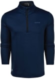 Main image for Mens Michigan Wolverines Navy Blue Greyson Sequoia Qtr Zip Pullover