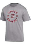 Main image for Massachusetts Minutemen Grey Champion Circle Stripes Jersey Short Sleeve T Shirt