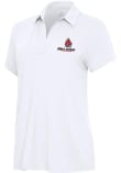 Main image for Womens Ball State Cardinals White Antigua Era Short Sleeve Polo Shirt
