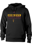 Main image for Mens Arizona State Sun Devils Black Adidas Heat Seal Fleece Hooded Sweatshirt