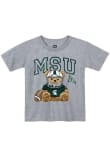 Main image for Toddler Michigan State Spartans Grey Summit Sportswear Bear Necessities Short Sleeve T-Shirt
