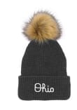 Main image for Ohio State Buckeyes LogoFit Belgian Womens Knit Hat - Dark Grey