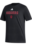 Main image for Indiana Hoosiers Black Adidas Fresh Short Sleeve T Shirt
