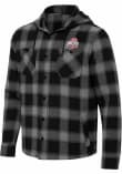 Main image for Mens Ohio State Buckeyes Black Antigua Arranged Light Weight Jacket