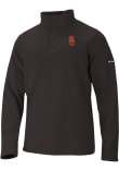 Main image for Mens USC Trojans Black Columbia Alto Pass Half Snap Qtr Zip Pullover