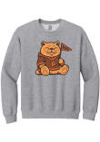 Main image for Pudge the Cat Summit Sportswear Mens Grey Bowling Green Falcons Pudge Bear Crew Sweatshirt