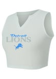Main image for Concepts Sport Detroit Lions Womens White Scalloped Tank Top