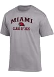 Main image for Miami RedHawks Grey Champion Class of 2025 Text Jersey Short Sleeve T Shirt