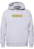 Main image for Mens Michigan Wolverines Grey Heather lululemon Steady State Hoodie Hooded Sweatshirt