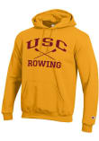 Main image for Mens USC Trojans Gold Champion Rowing Icon Powerblend Hooded Sweatshirt