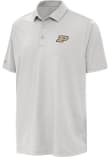 Main image for Mens Purdue Boilermakers Grey Antigua Hurdle Short Sleeve Polo Shirt