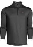 Main image for Mens Texas Tech Red Raiders Black Greyson Tate Herringbone Qtr Zip Pullover