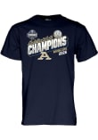 Main image for Akron Zips Navy Blue Blue 84 2026 MAC Mens Basketball Tournament Champions Locker Room Short Sleev..
